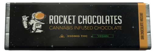 ROCKET CHOCOLATE BAR DARK CHOCOLATE HAZELNUT