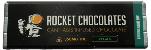 ROCKET CHOCOLATE BAR DARK CHOCOLATE MINT